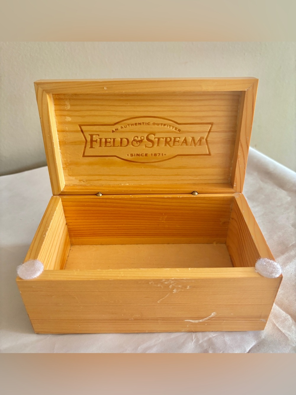 Field & Stream Rustic Wooden Storage Box